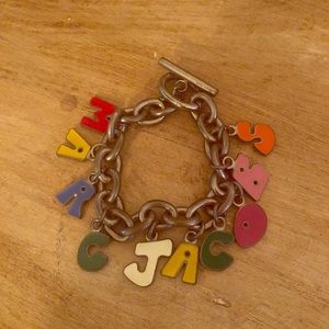 Marc Jacobs sterling silver chain toggle bracelet
